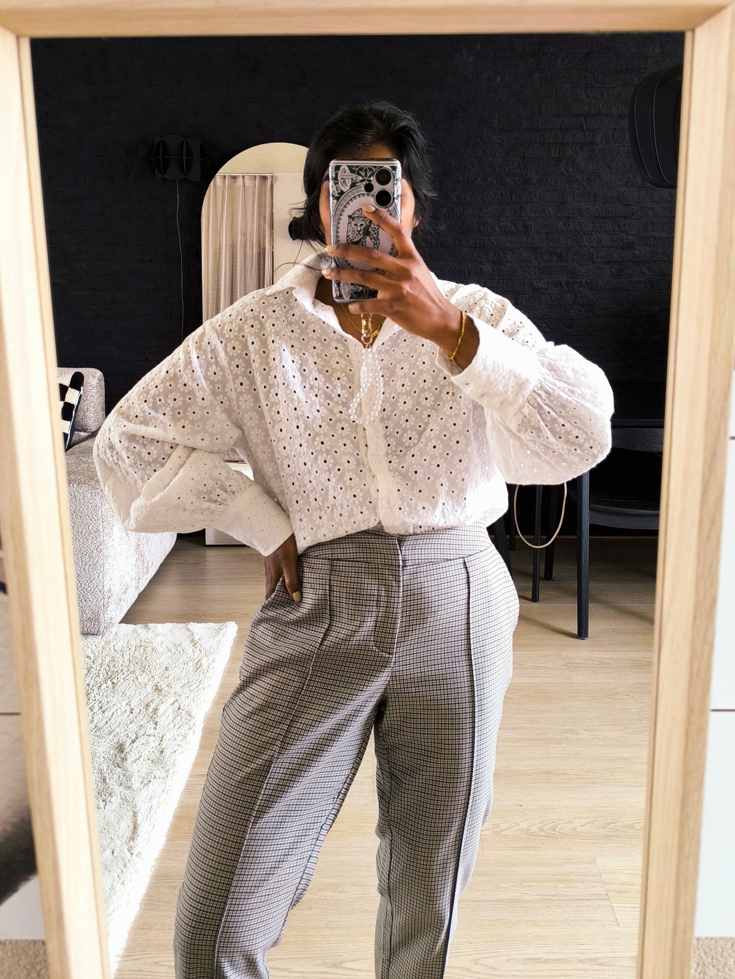 Circle Of Trust Arly pied de poule cropped pants
