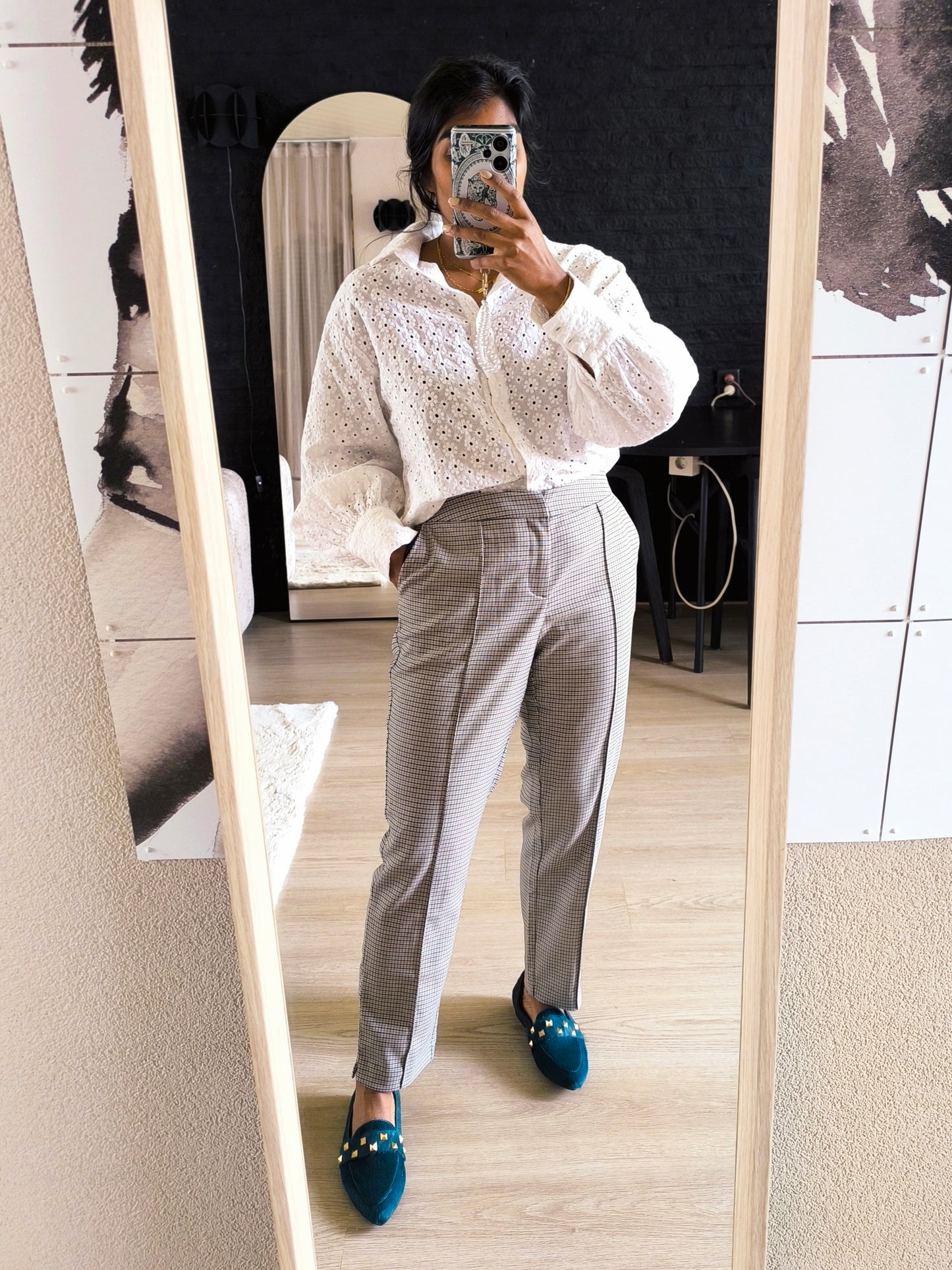 Circle Of Trust Arly pied de poule cropped pants