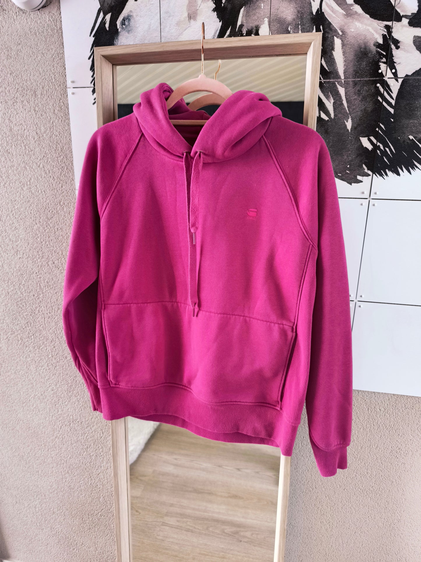 G-STAR Premium Core hoodie 2.0 fuchsia