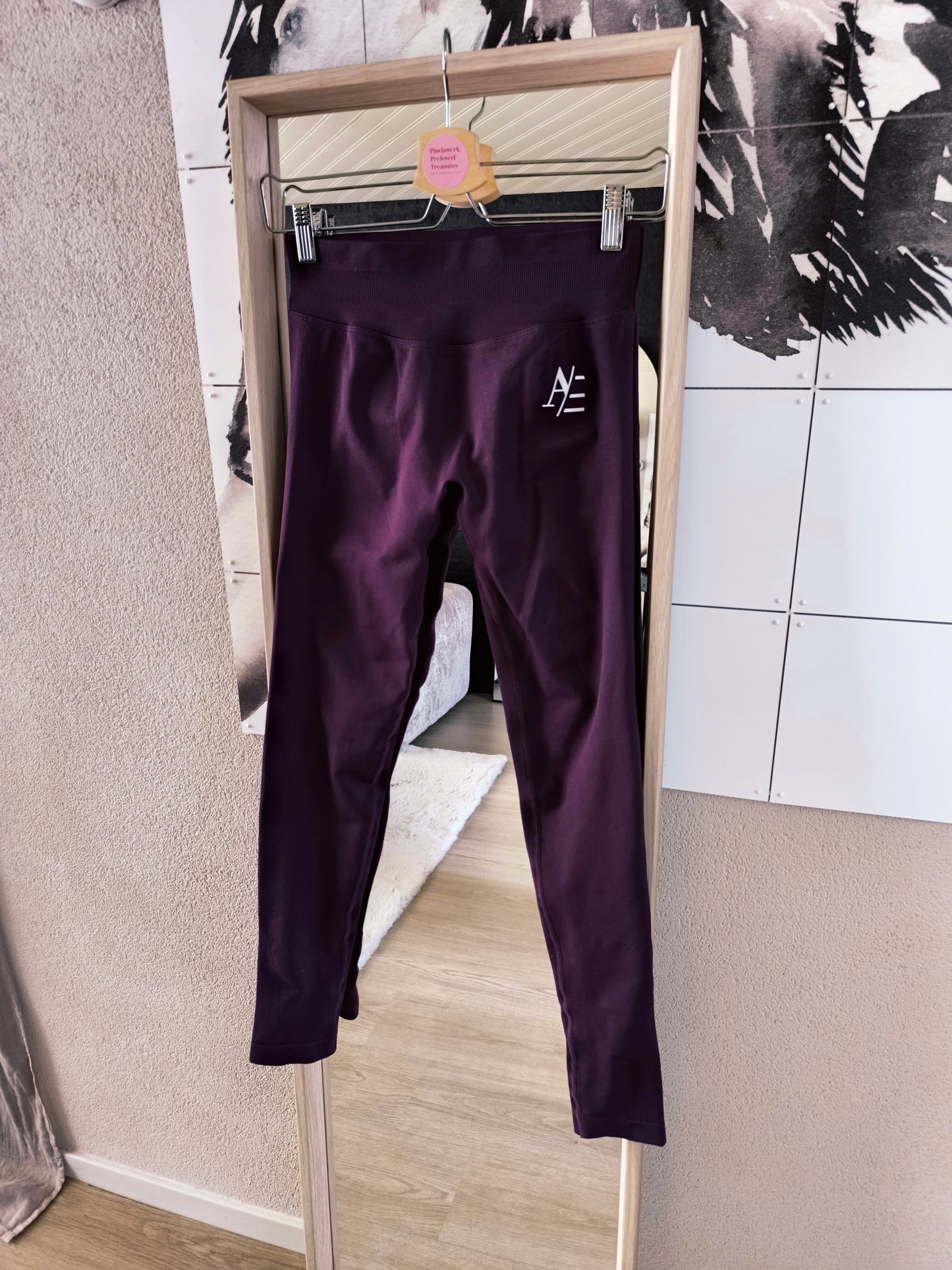 Ares crunch sport tights midnight purple
