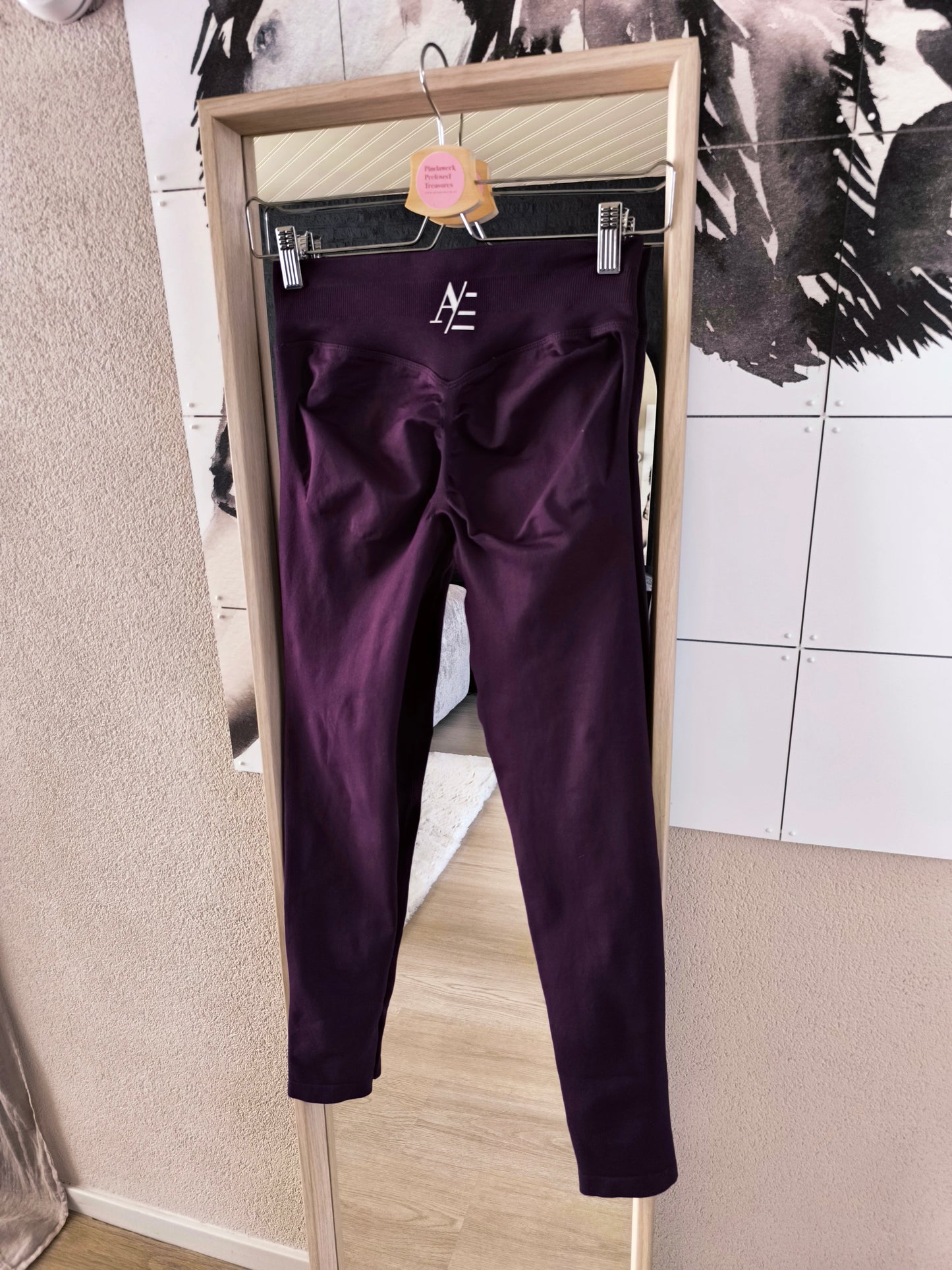 Ares crunch sport tights midnight purple