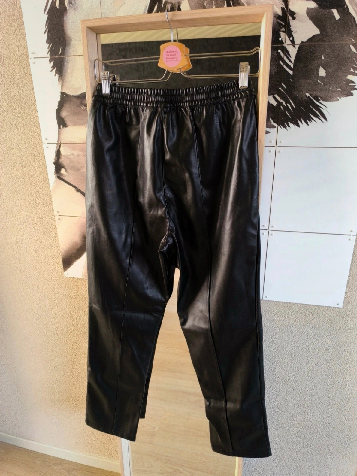 My Jewellery Limited vegan leather pants zwart