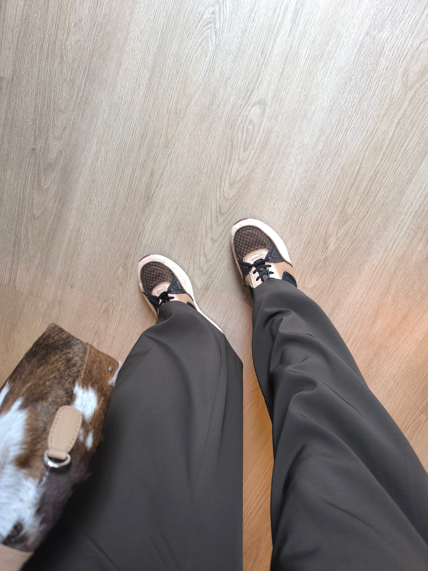 The Hoff Brand noord lederen sneakers camel & coffee