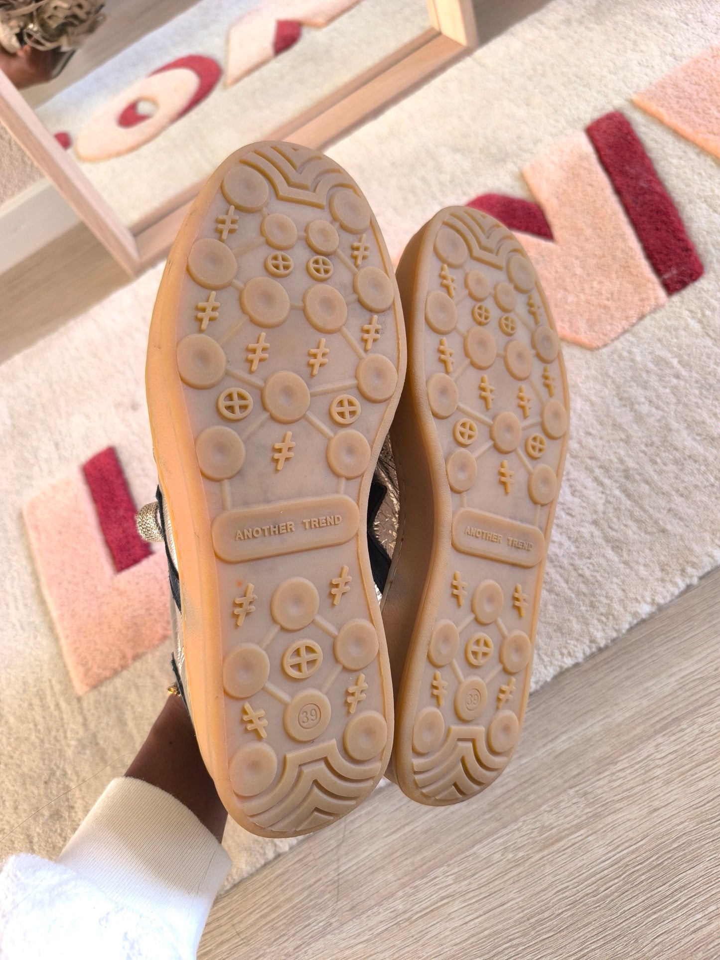 Another Trend Iconic sneakers goud