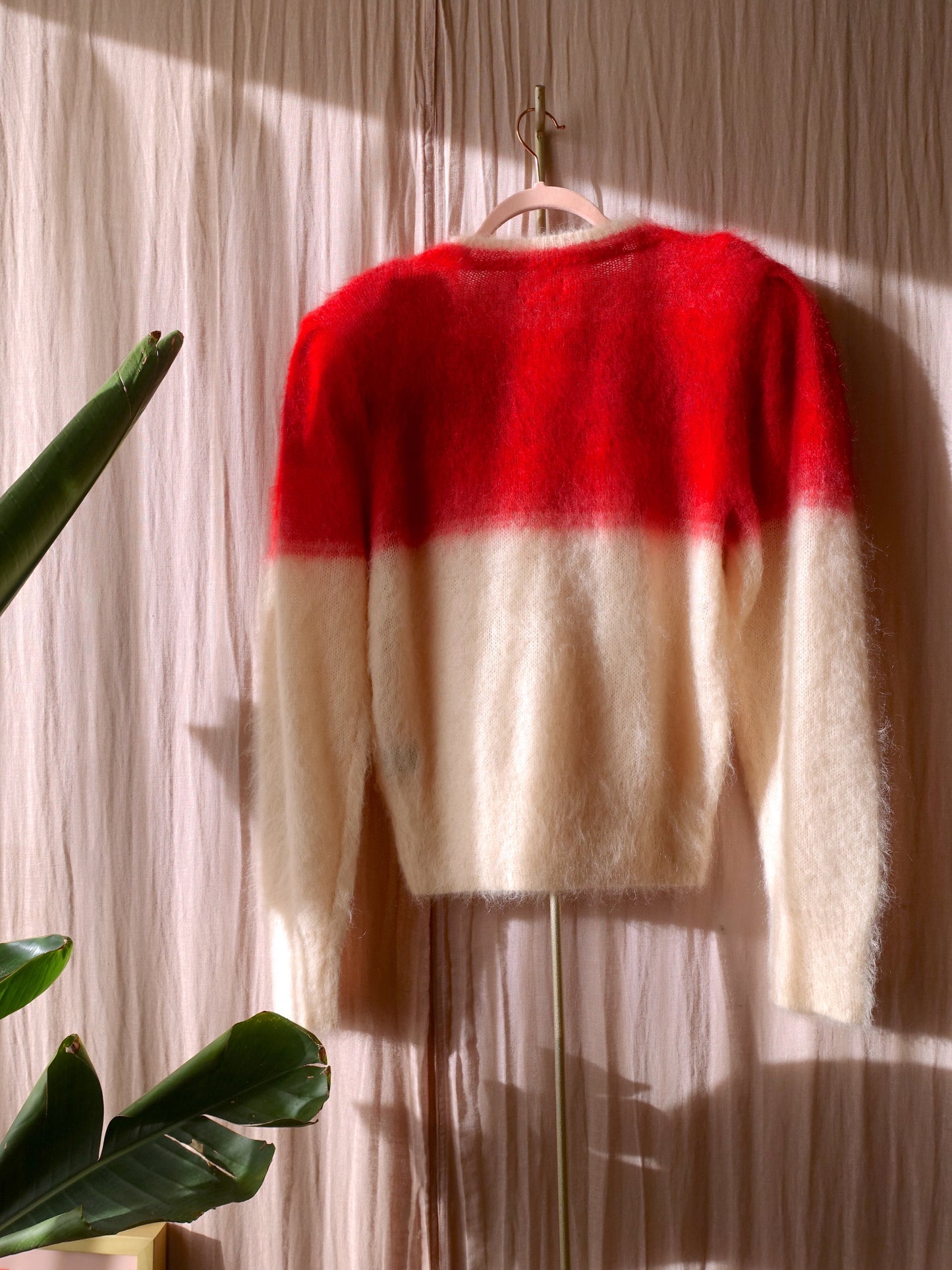 Isabel Marant deniz shoulder padded mohair knit