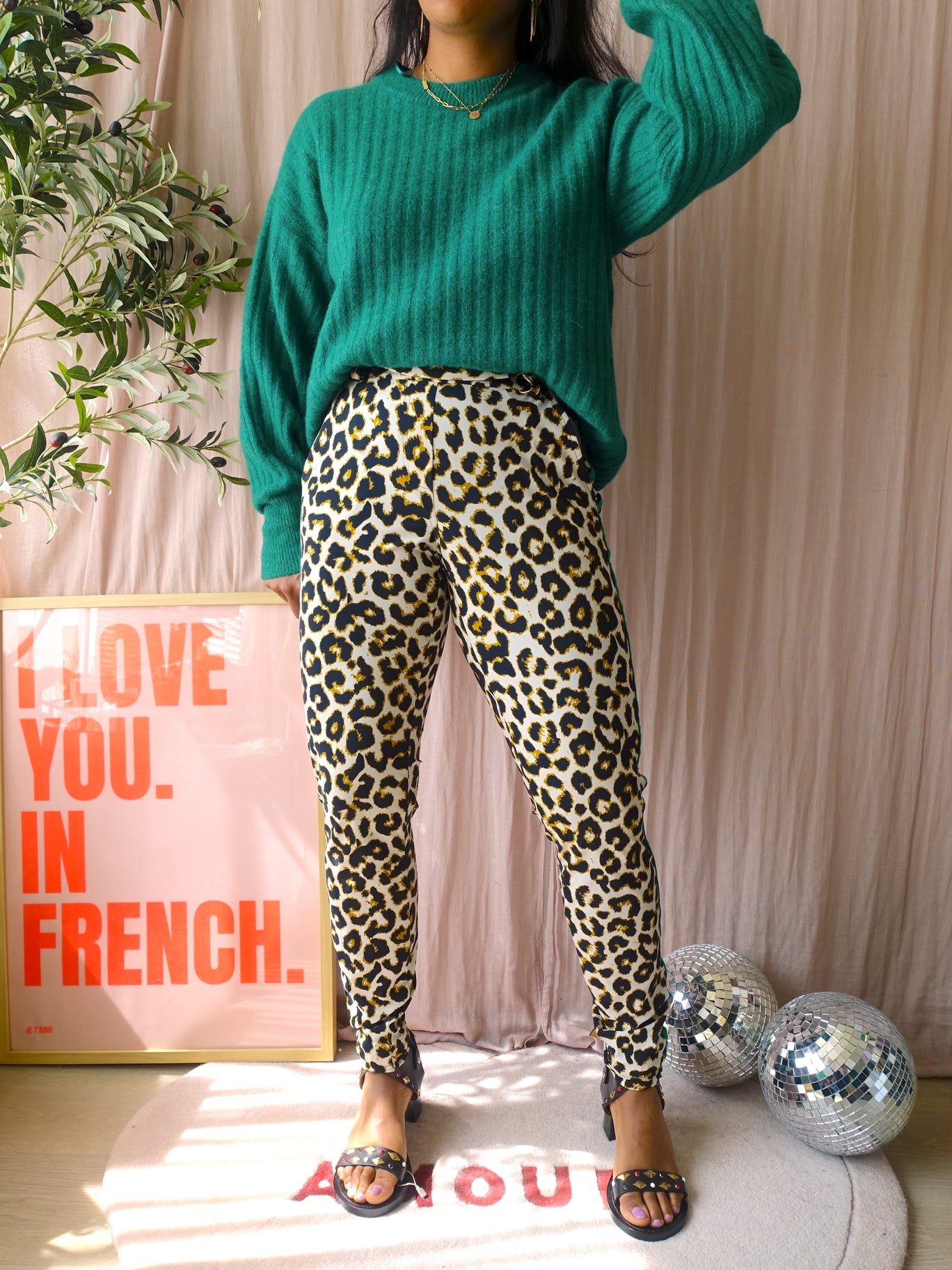 River Woods timeless rib knit emerald