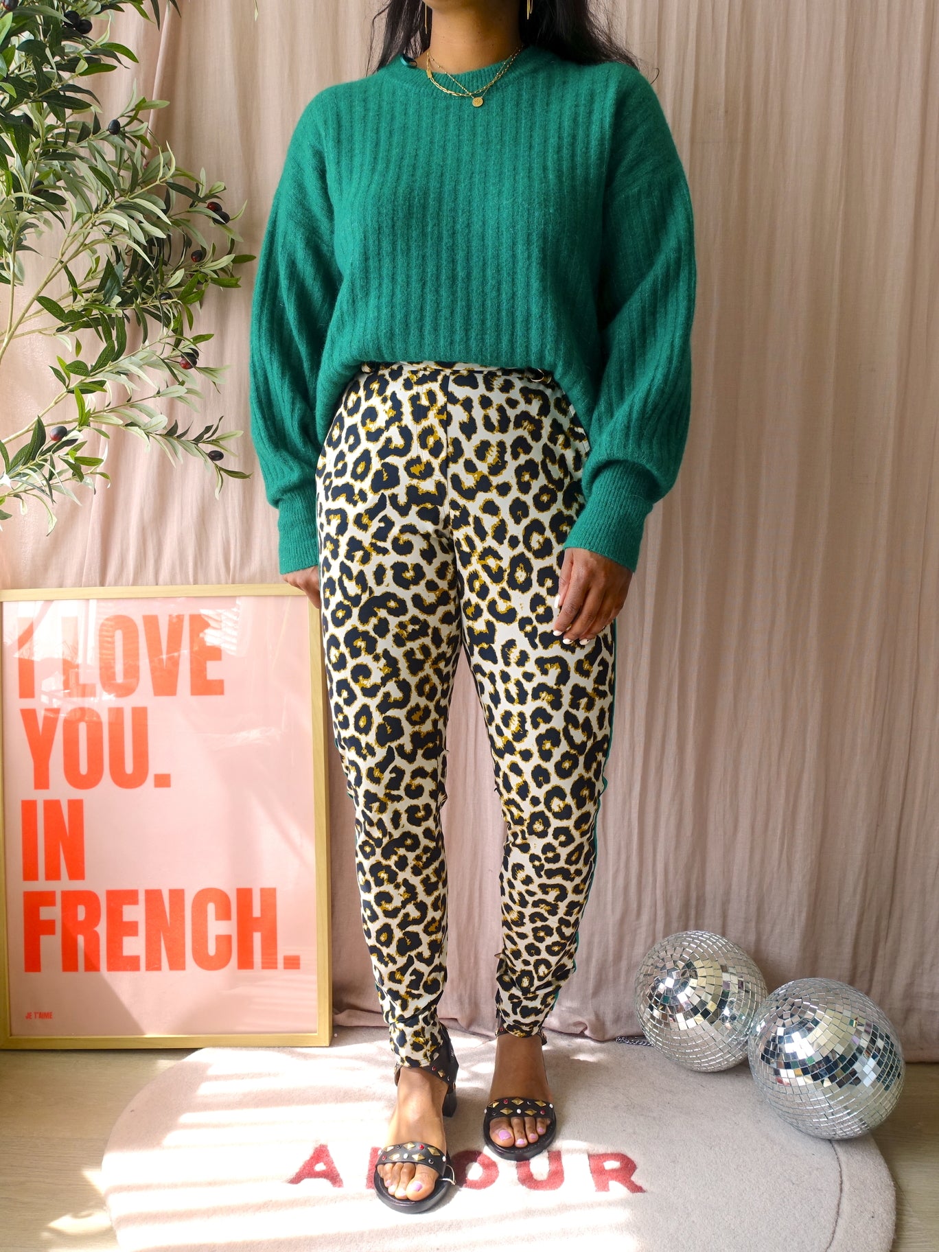 River Woods timeless rib knit emerald