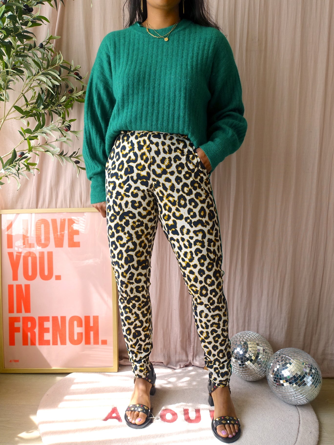 River Woods timeless rib knit emerald