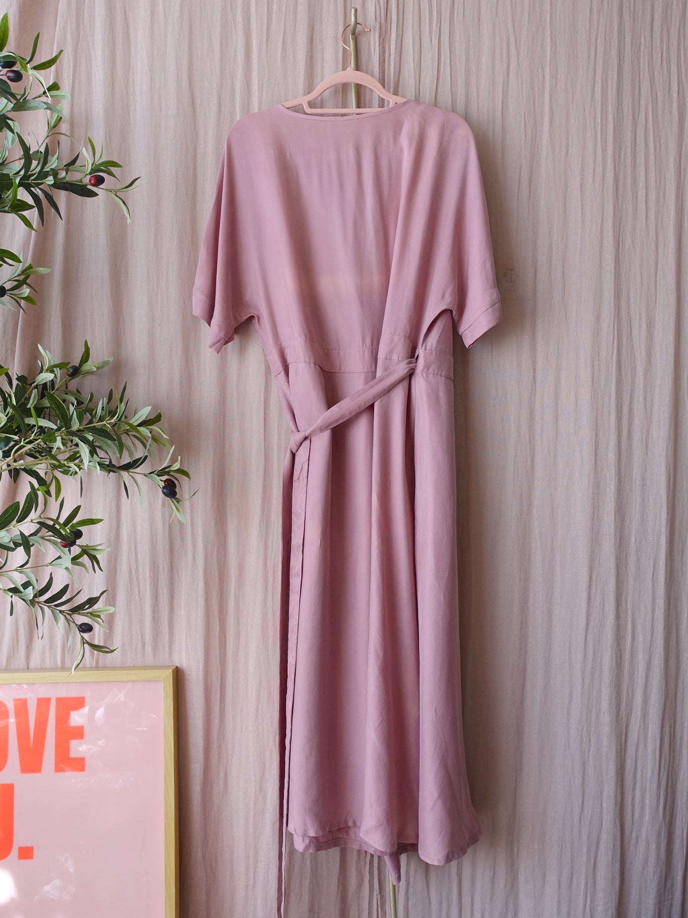 J.C. Sophie daphne cupro jurk blush