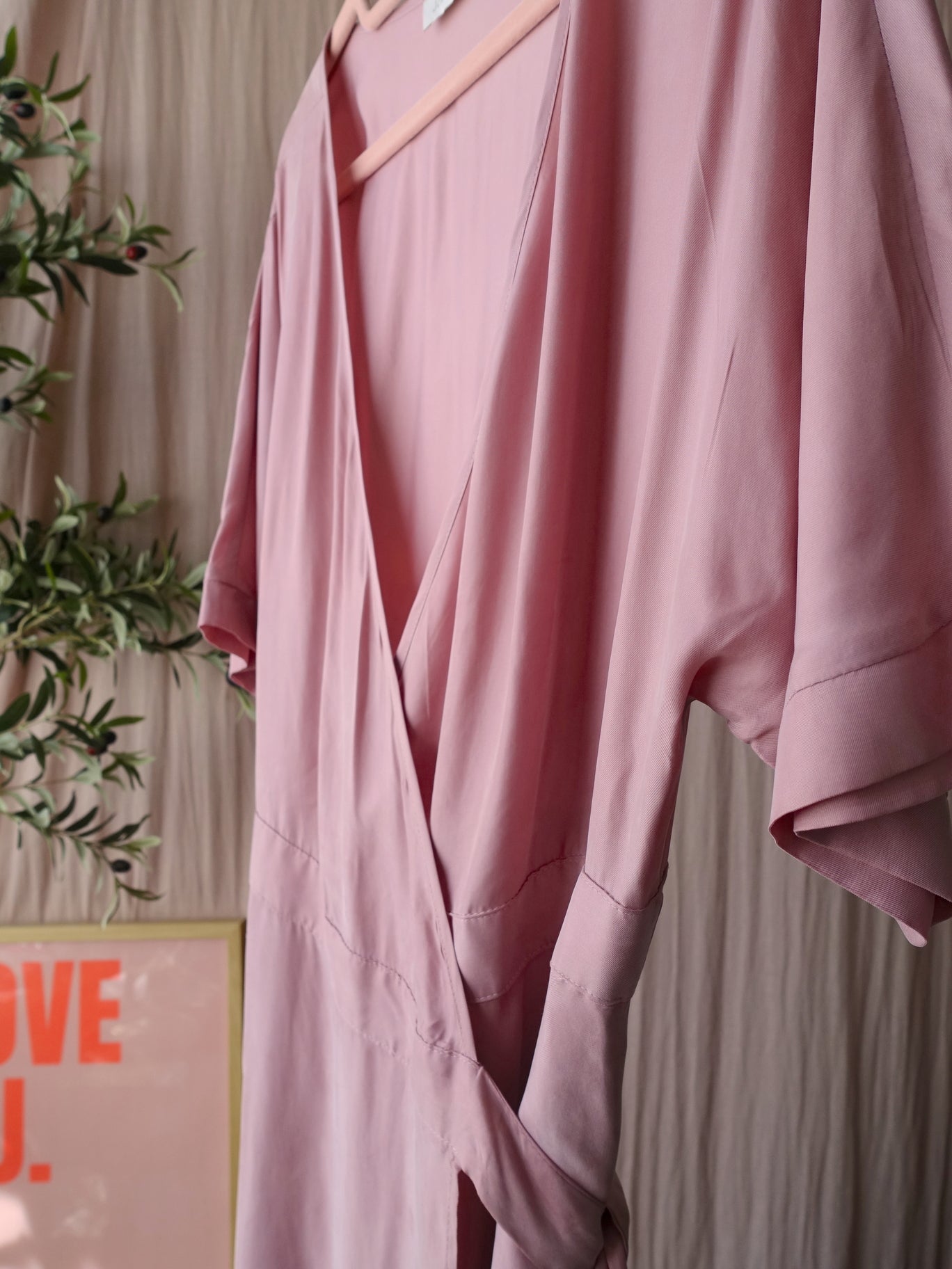 J.C. Sophie daphne cupro jurk blush