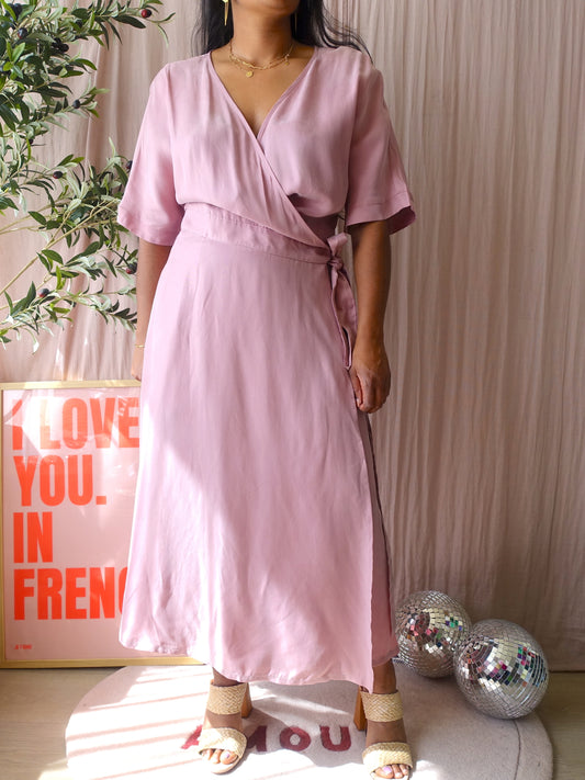 J.C. Sophie daphne cupro jurk blush