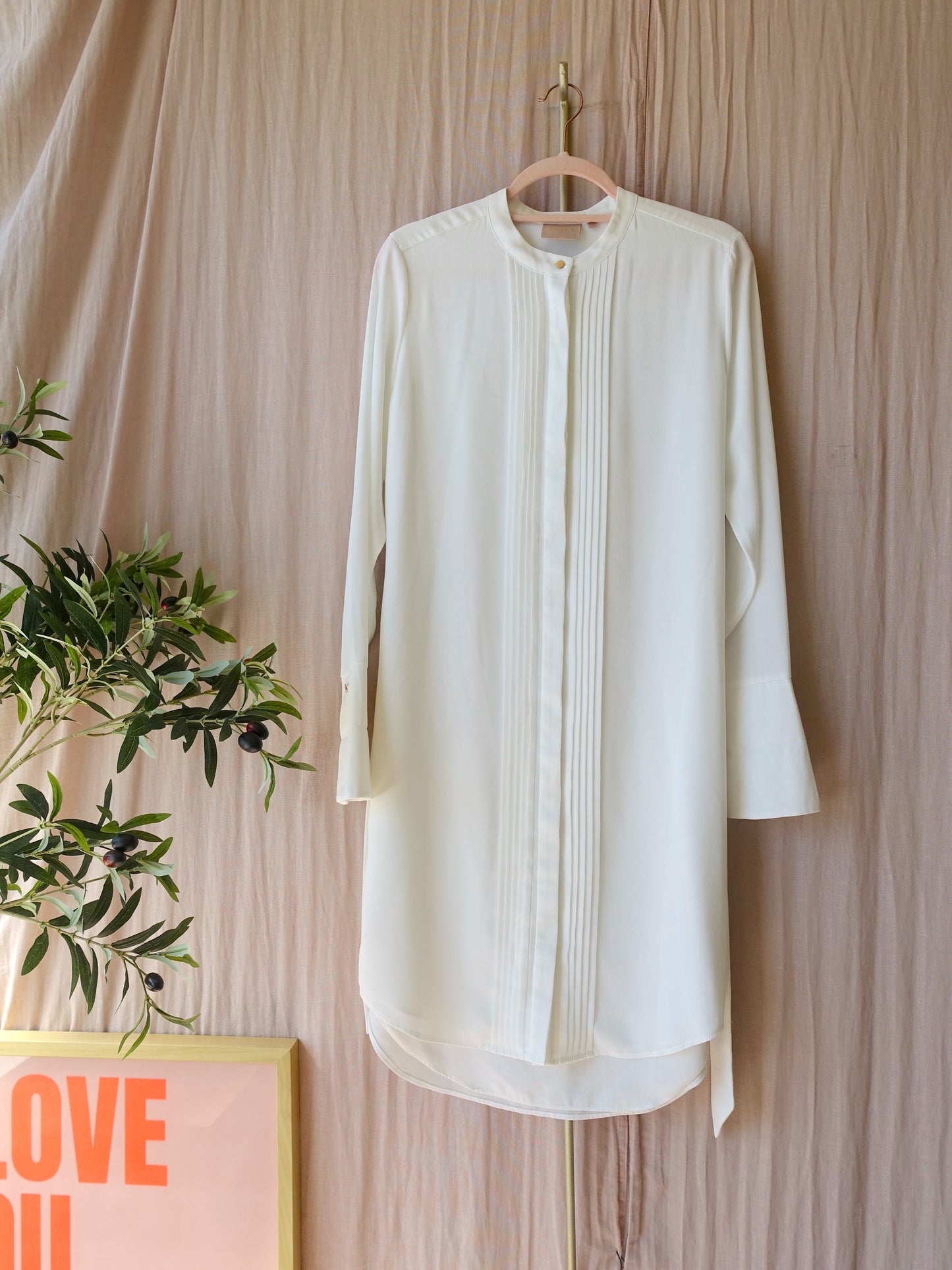 Josh V romee classic jurk off white