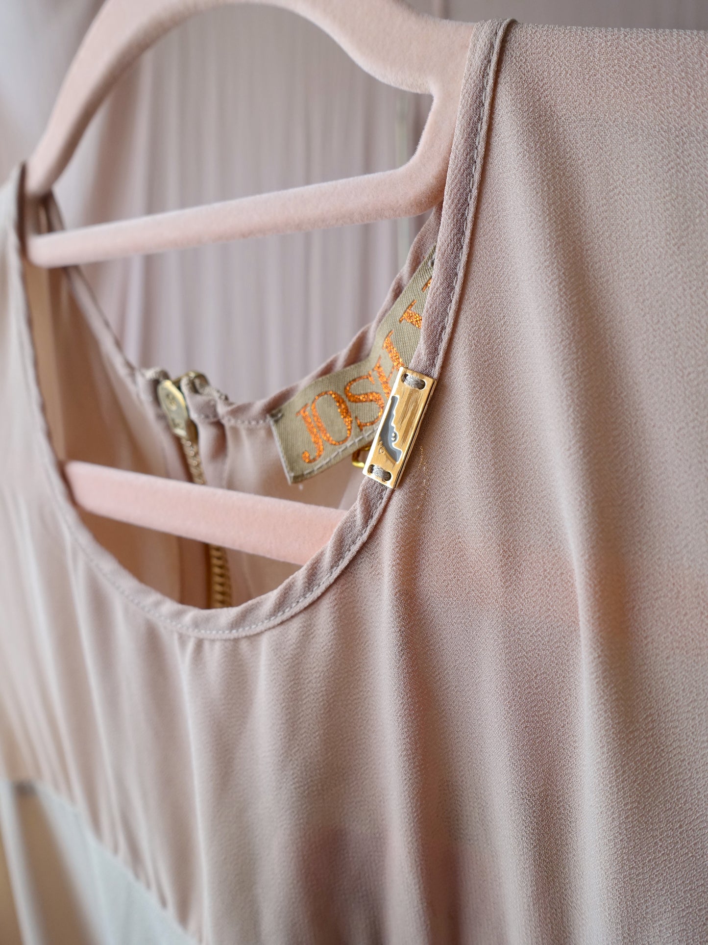 Josh V Kristen jumpsuit mesh sand
