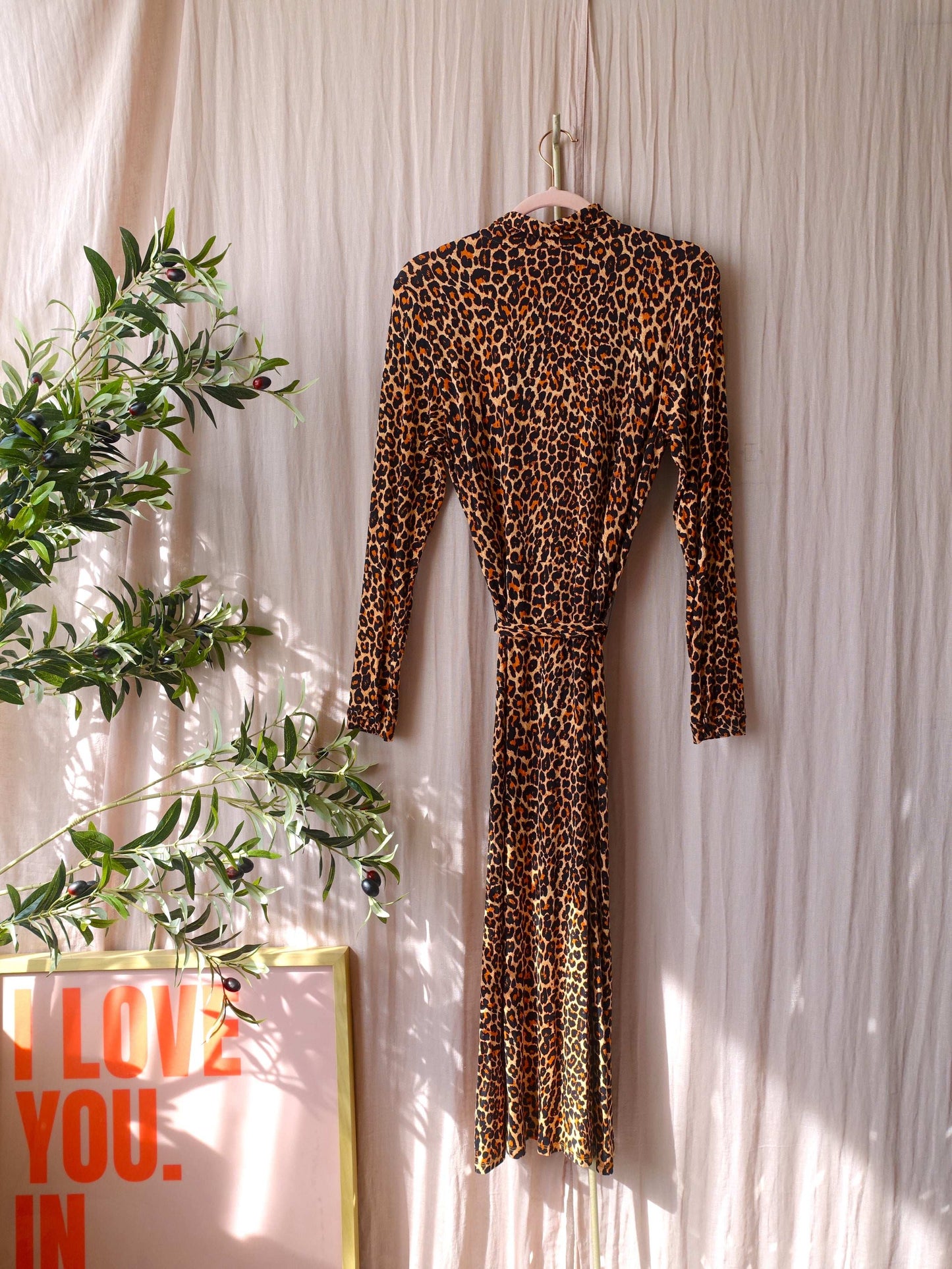 Juffrouw Jansen leopard blousejurk miep