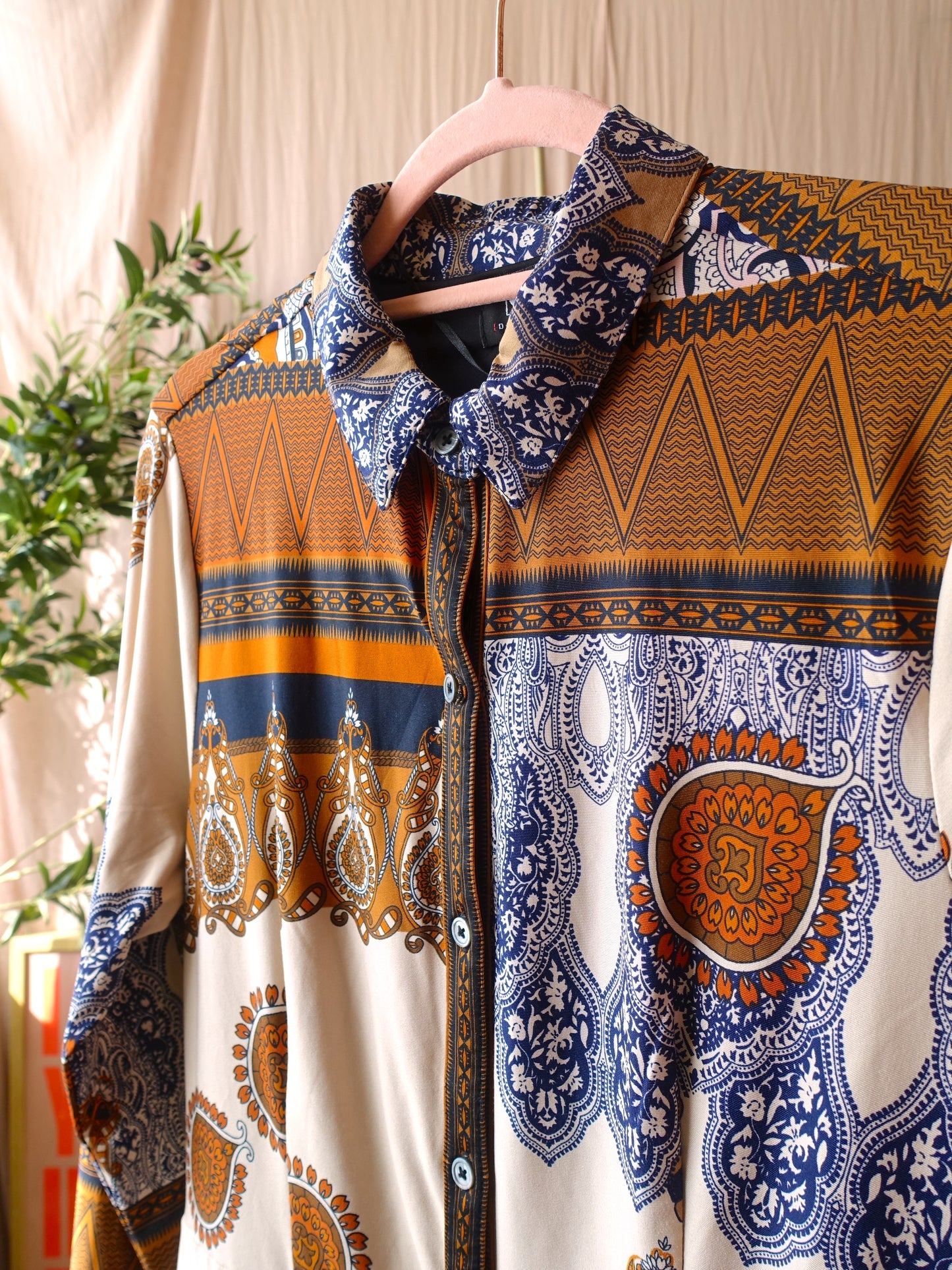 K-Design bohemian printed maxi jurk