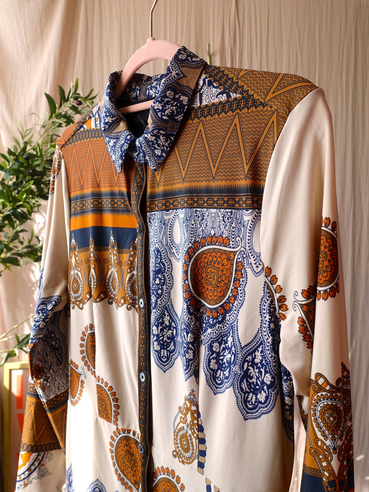 K-Design bohemian printed maxi jurk
