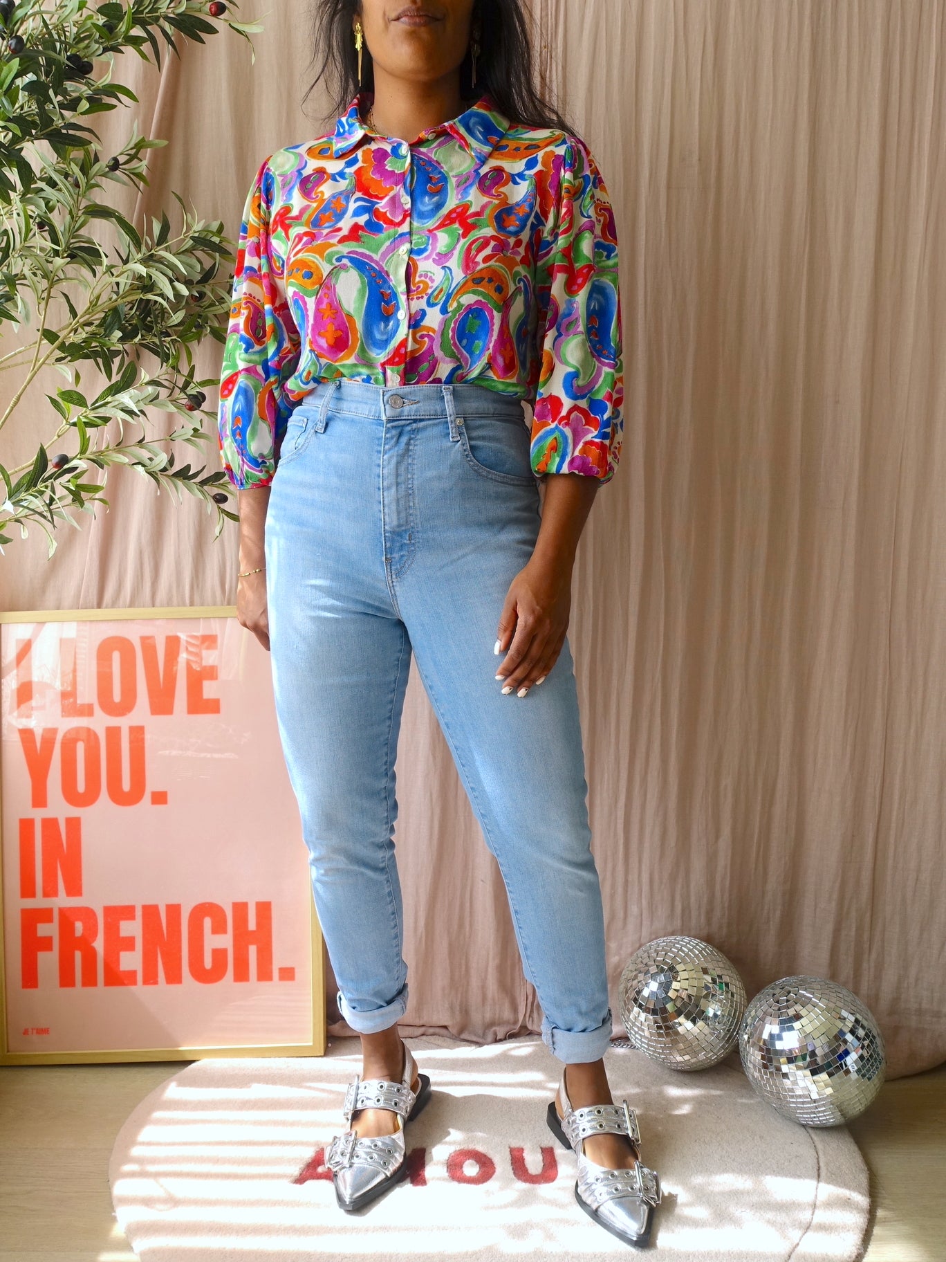Juffrouw Jansen happy colour blouse Bilboa