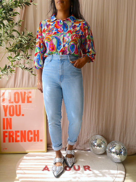 Juffrouw Jansen happy colour blouse Bilboa