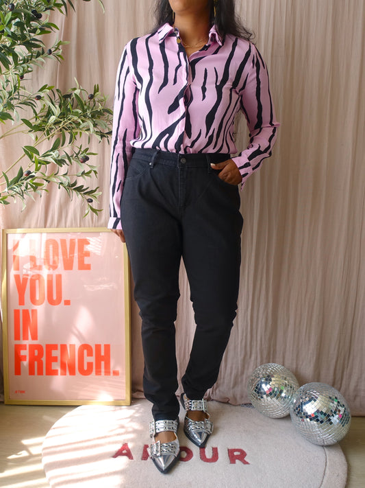 Levi's revel mid rise skinny zwart