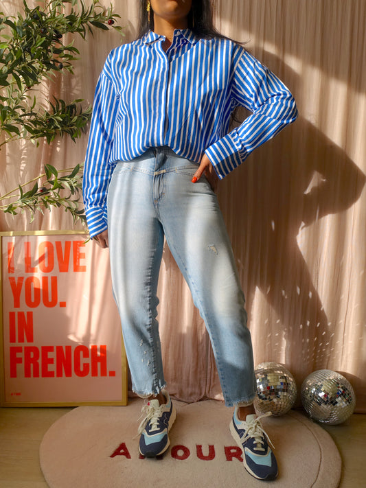 New Balance 997H light blue / navy / white