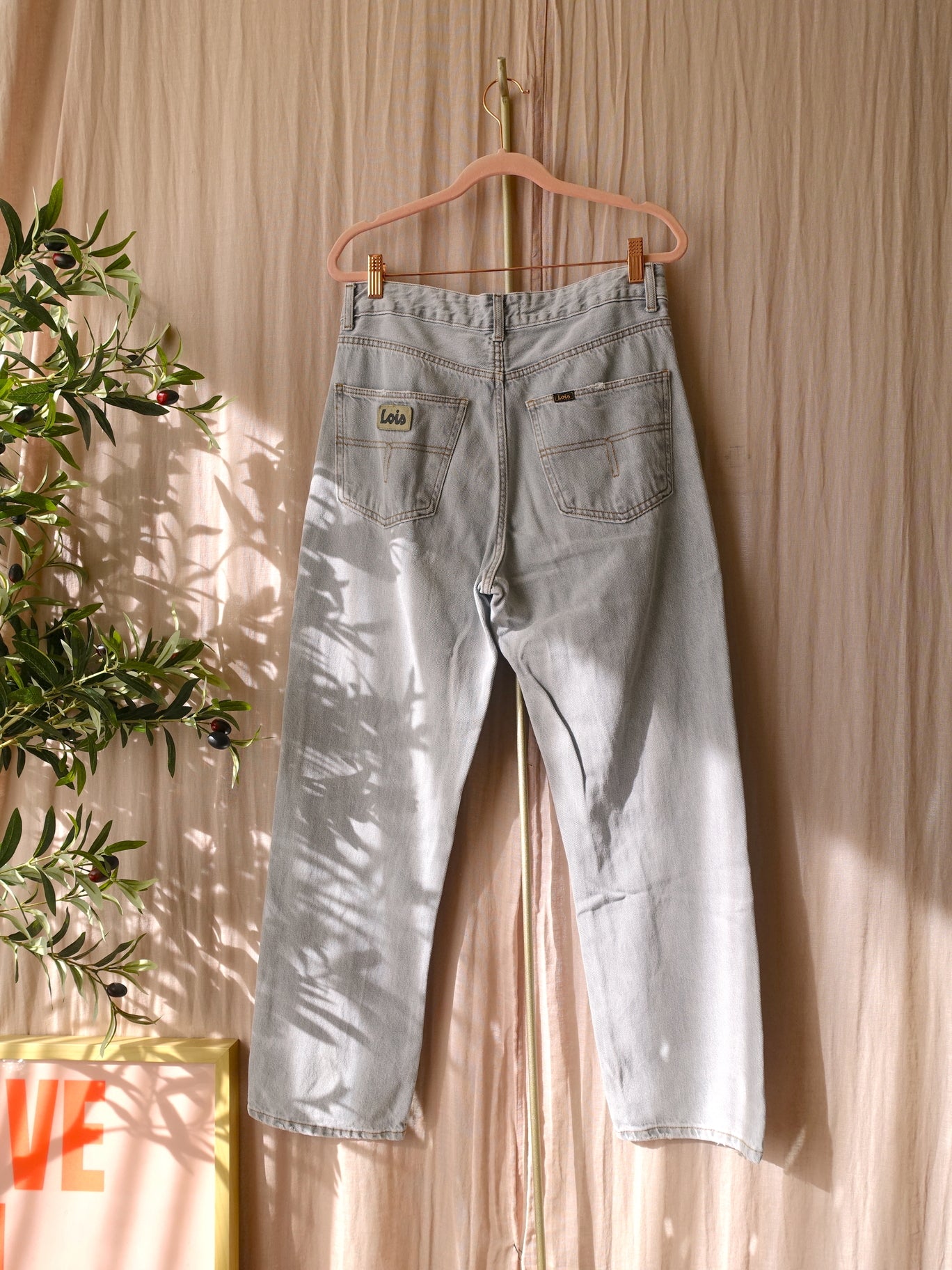 Lois Dana mid rise cropped jeans columbus grey
