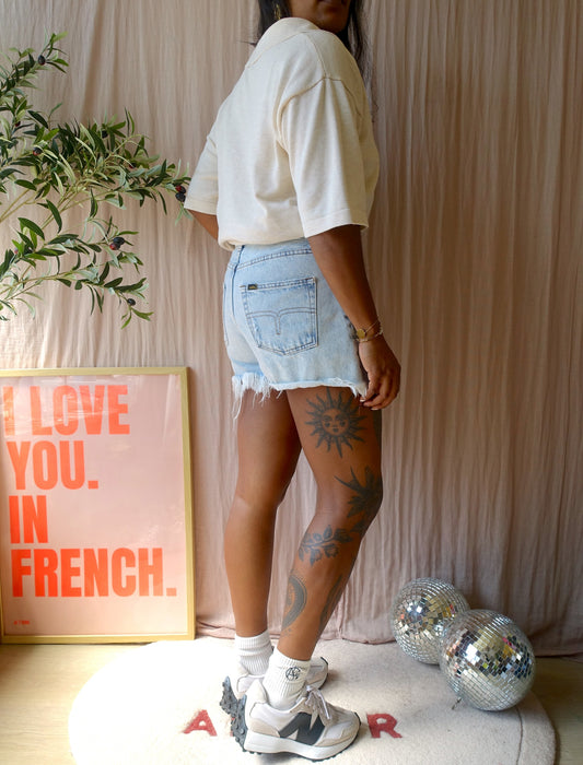 Lois sandra premium denim high waist shorts