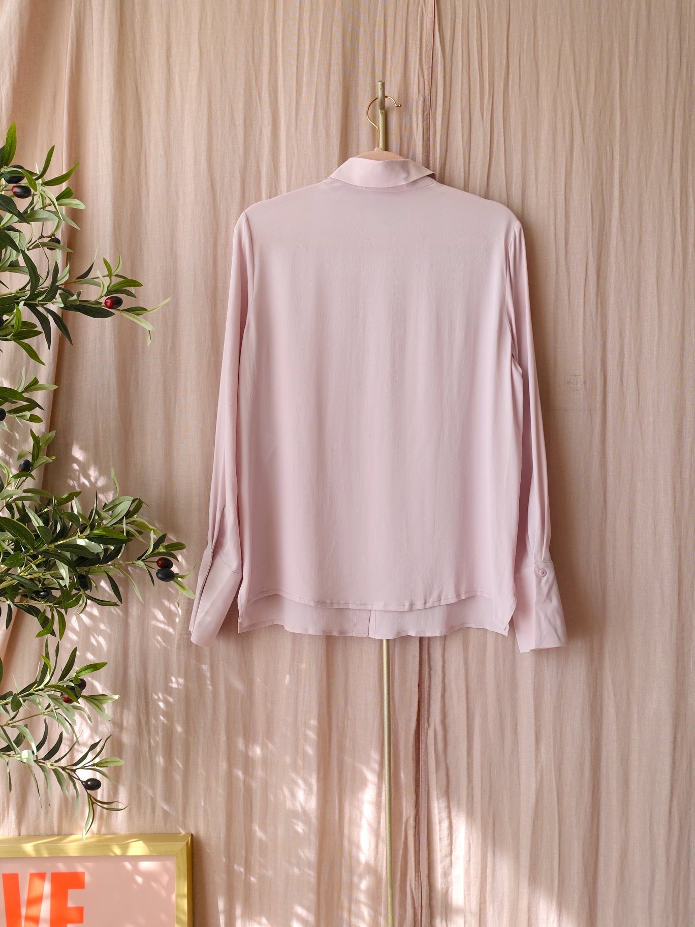 Luisa Cerano silkblend blouse primrose pink