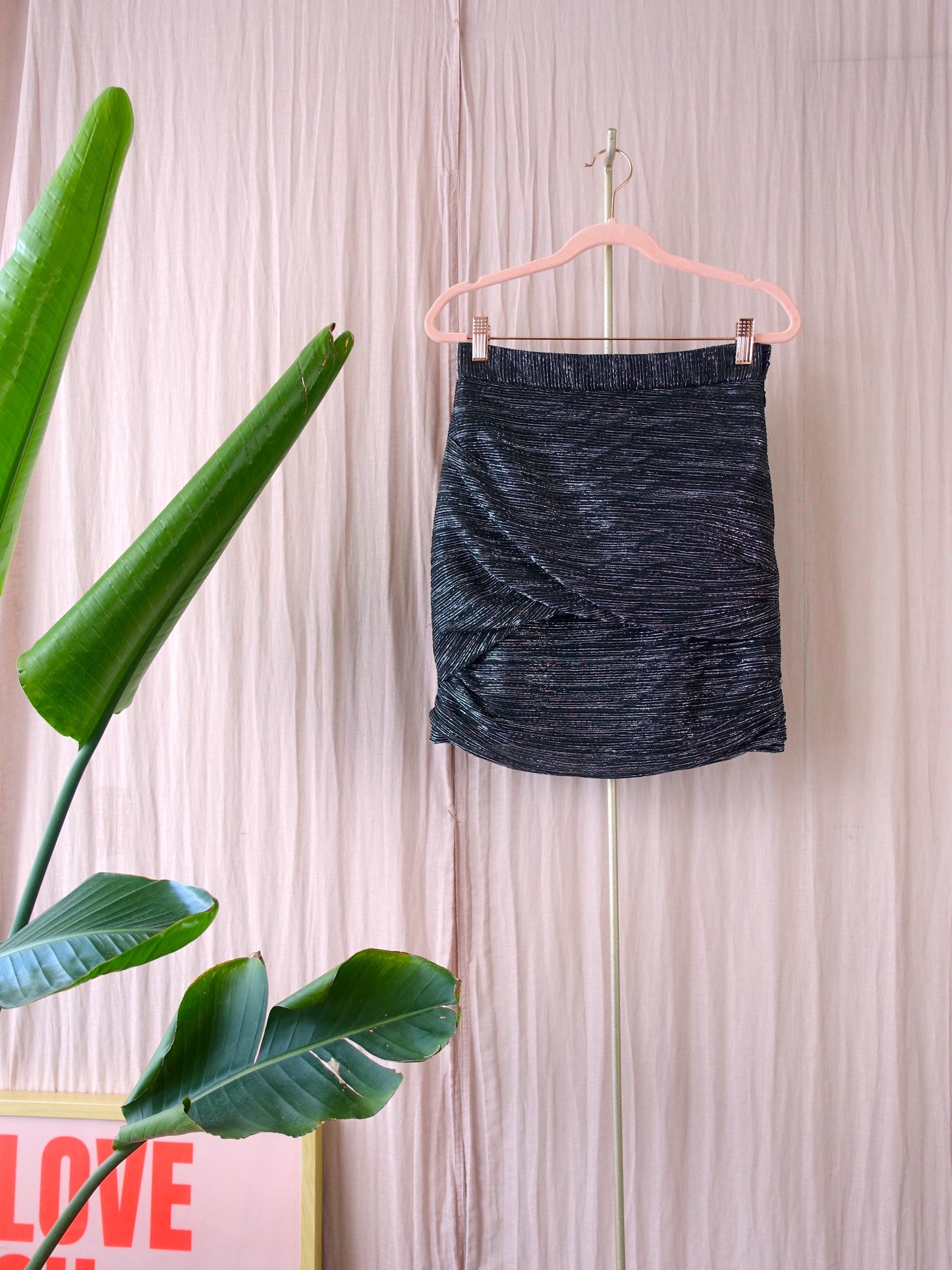 Maje Paris janaud lurex skirt