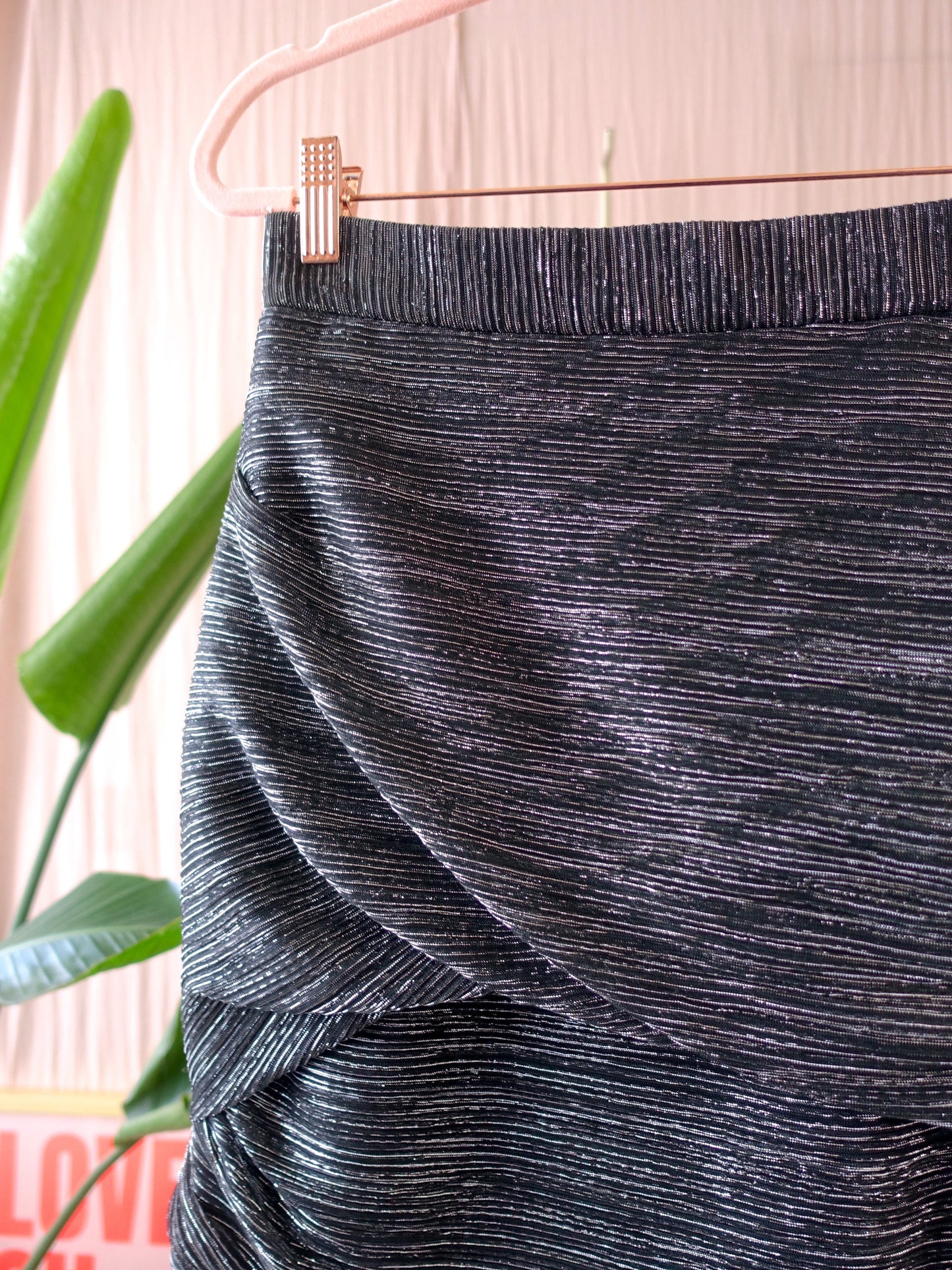 Maje Paris janaud lurex skirt