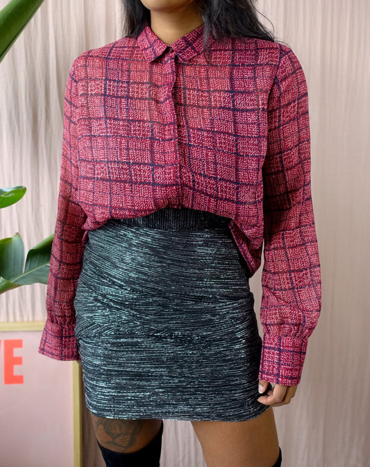 Maje Paris janaud lurex skirt