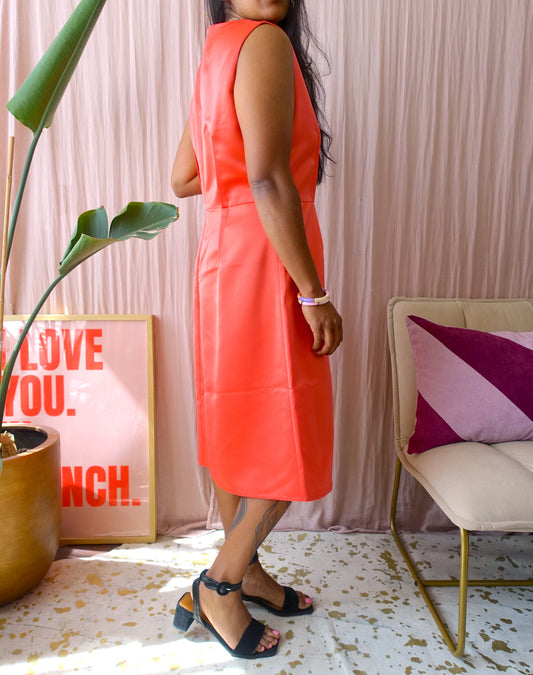 MaxMara Shine! the embellished dress salmon pink