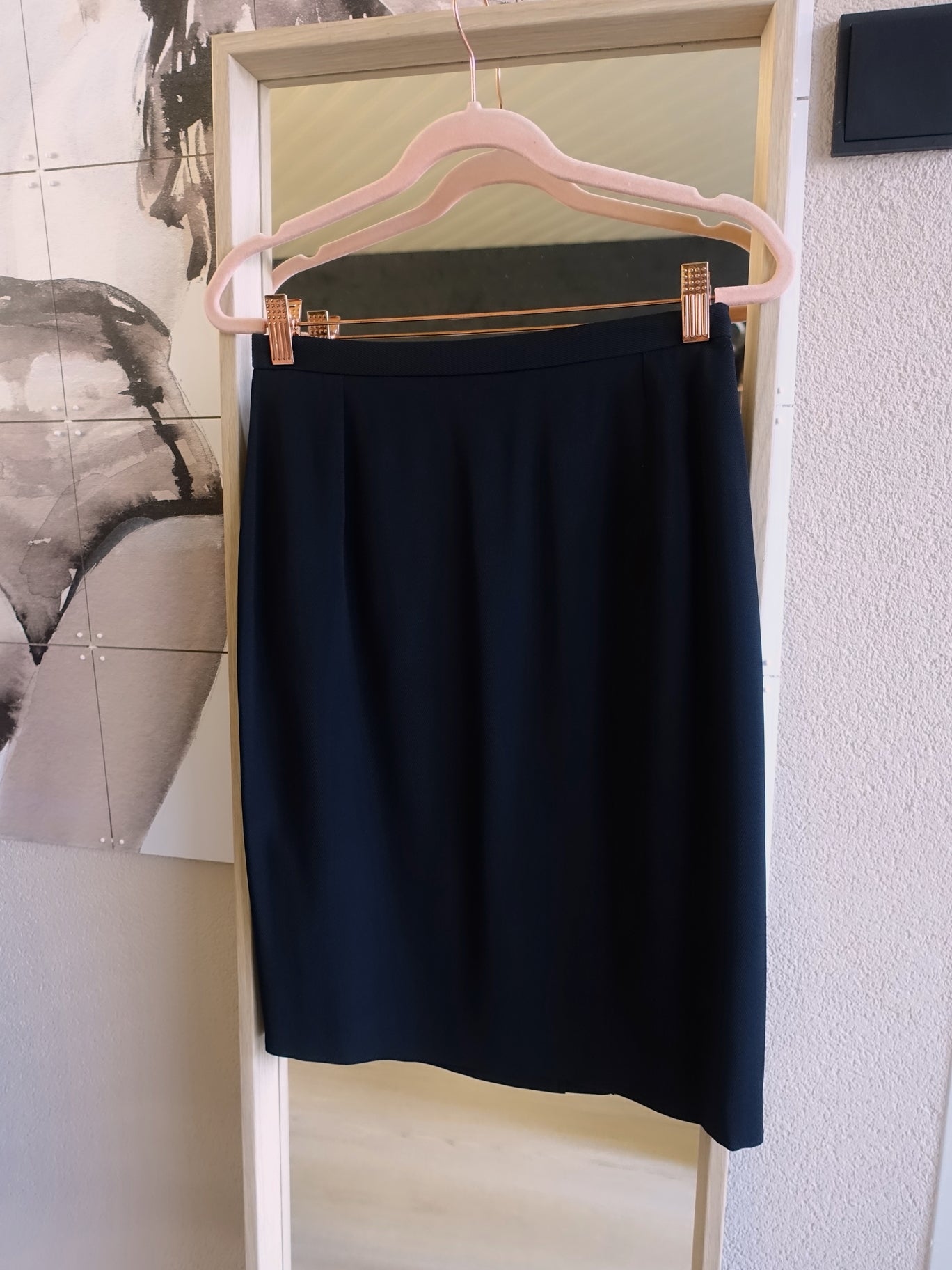 Max Mara the perfect high waist rok zwart