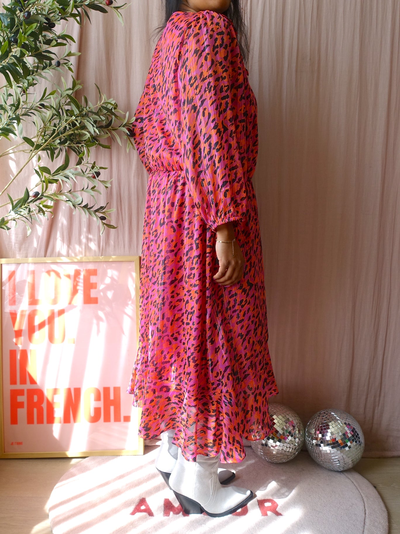 Miljuschka the discodip festival lurex jurk