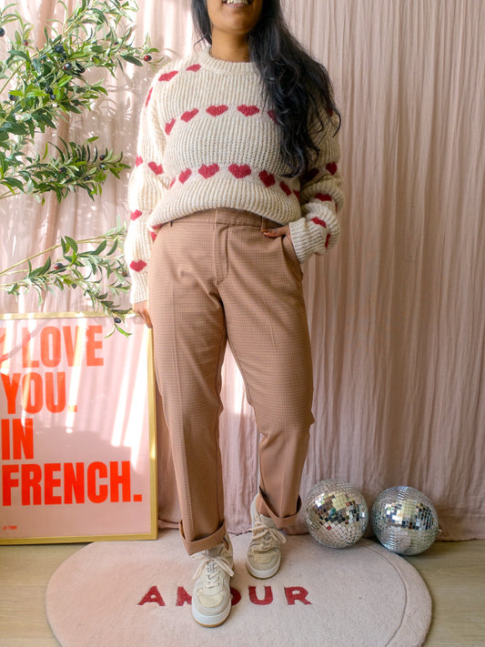 GRATIS BIJ BESTEDING V.A. €100 - Mos Mosh ivana hanni pants copper beige