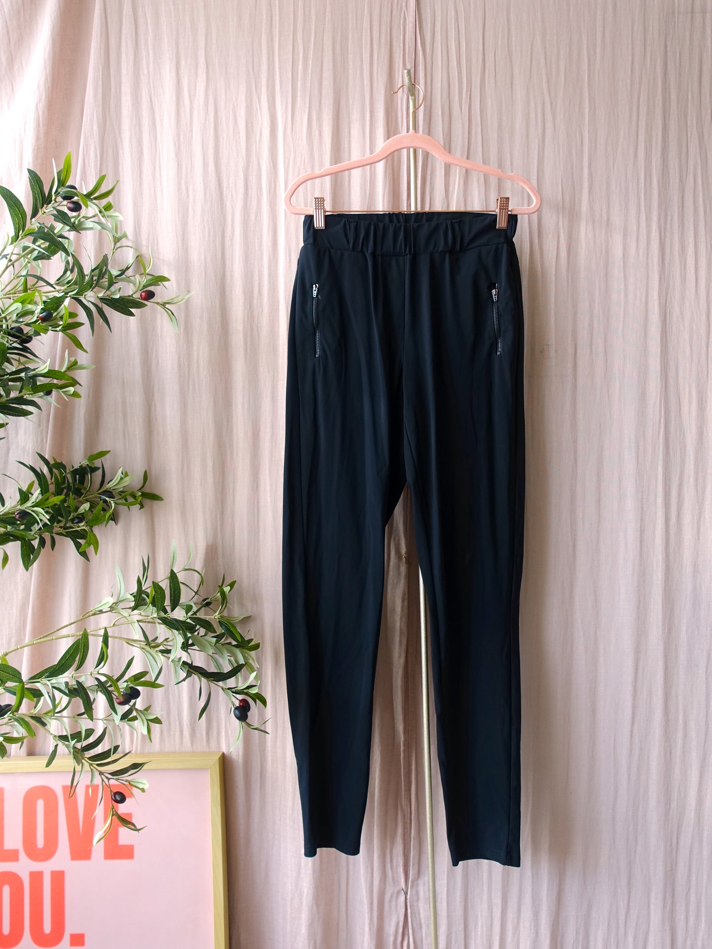 Studio Anneloes high waist pants Margot zwart