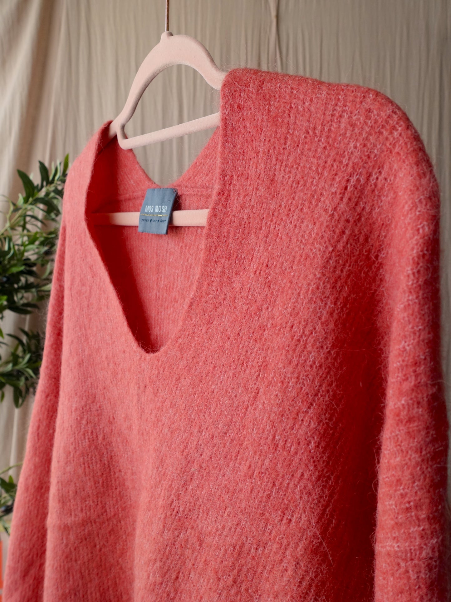 Mos Mosh thora knit coral pink