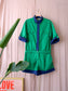 Love Moschino cotton playsuit classic green