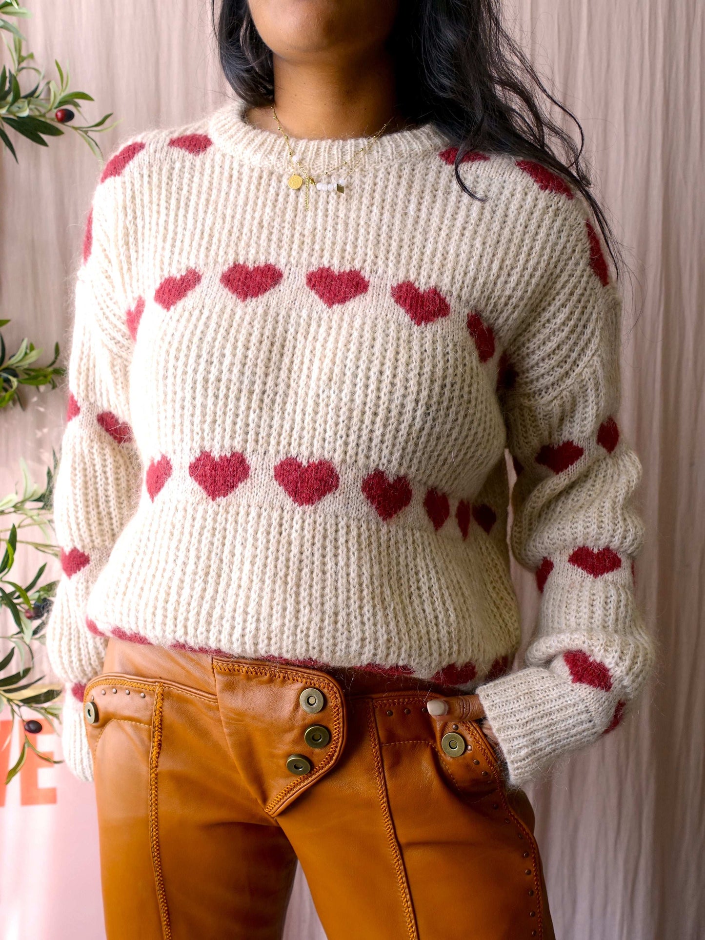 Munthe Plus Simonsen lamslederen broek cognac