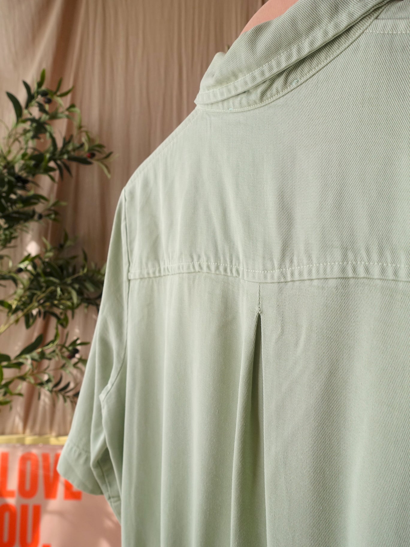 Nathalie Vleeschouwer tencel midi jurk pastel green