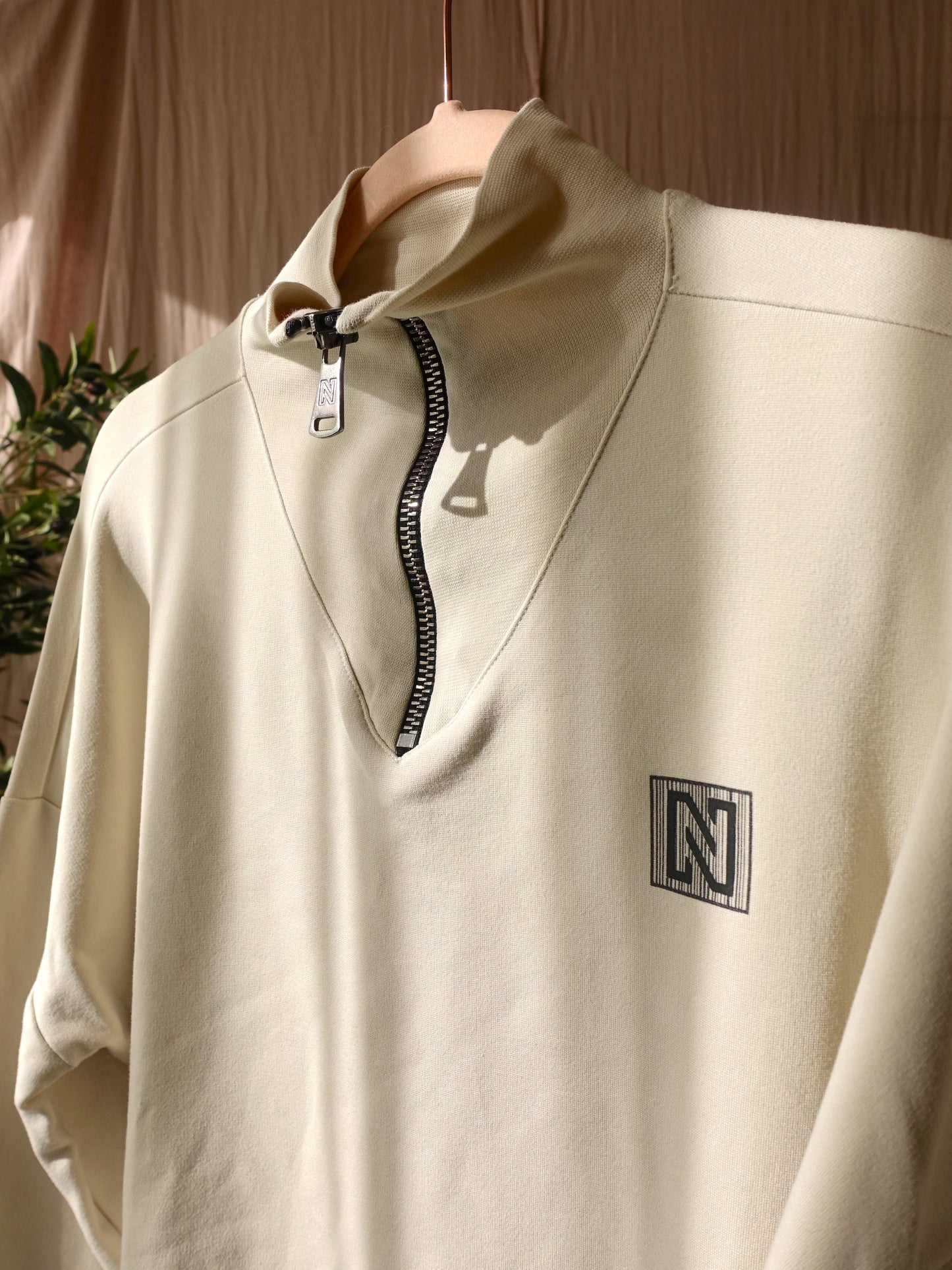 Nikkie oversized anorak sweater creme
