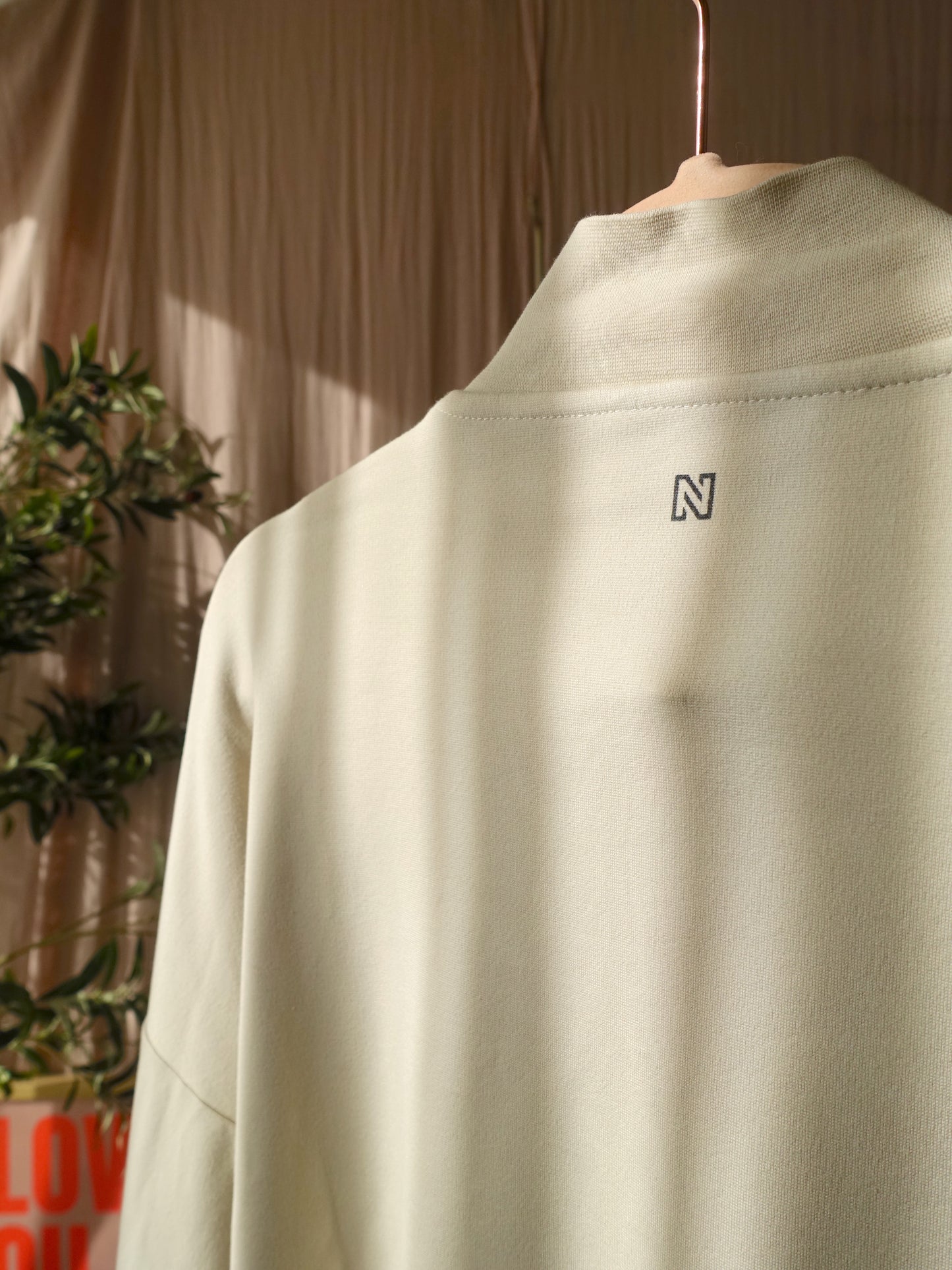 Nikkie oversized anorak sweater creme