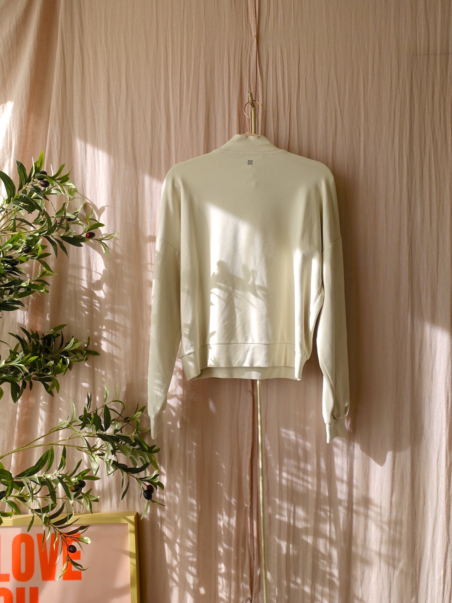 Nikkie oversized anorak sweater creme
