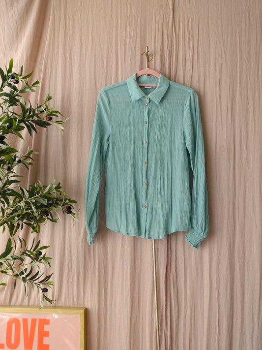 Nümph darva crinkle blouse ether