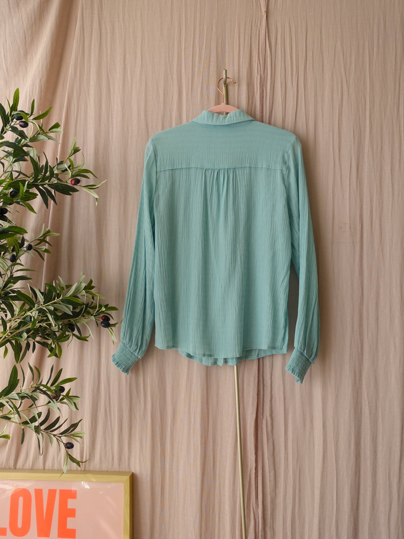 Nümph darva crinkle blouse ether