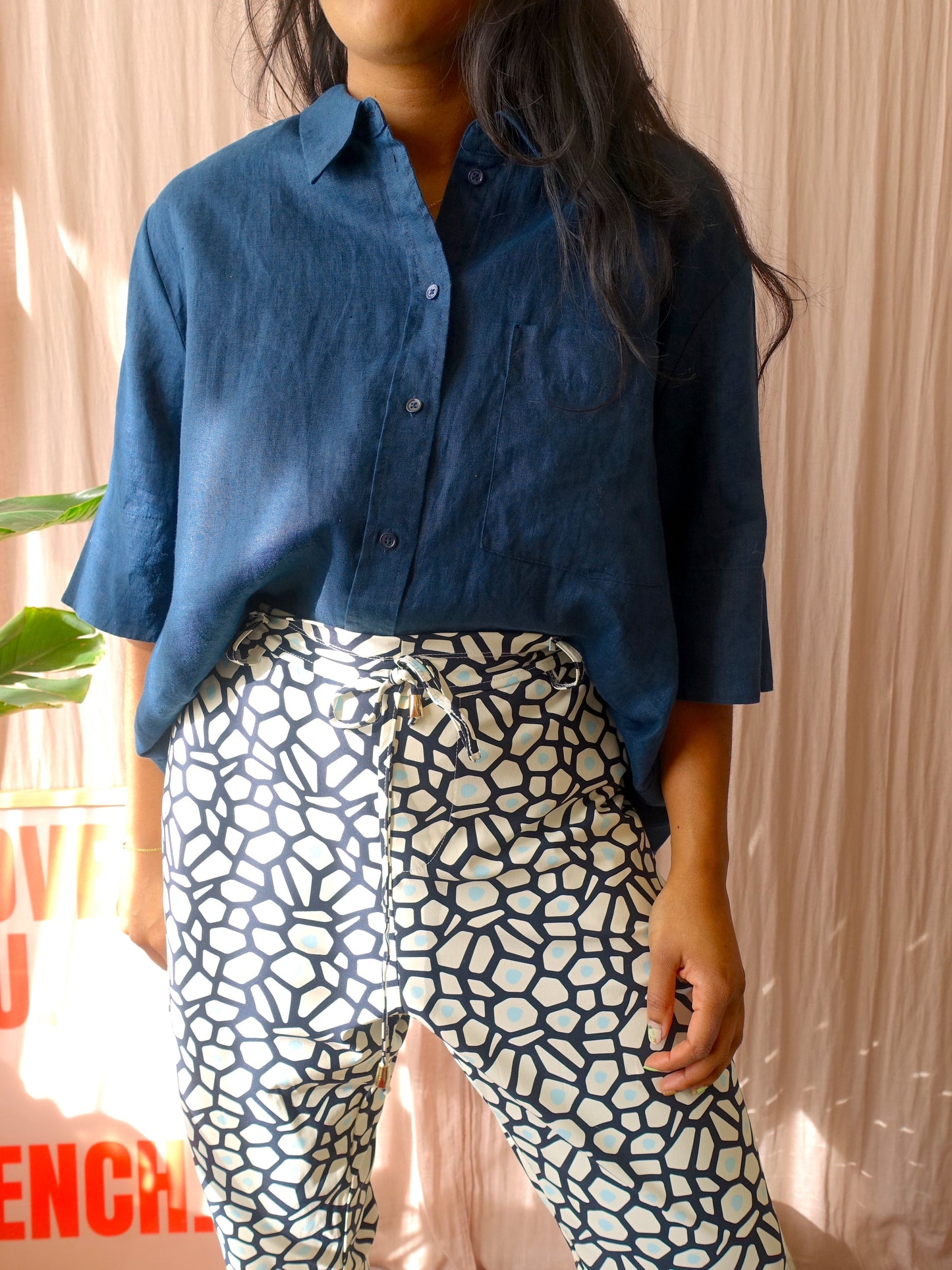 Aime high waist travel quality broek