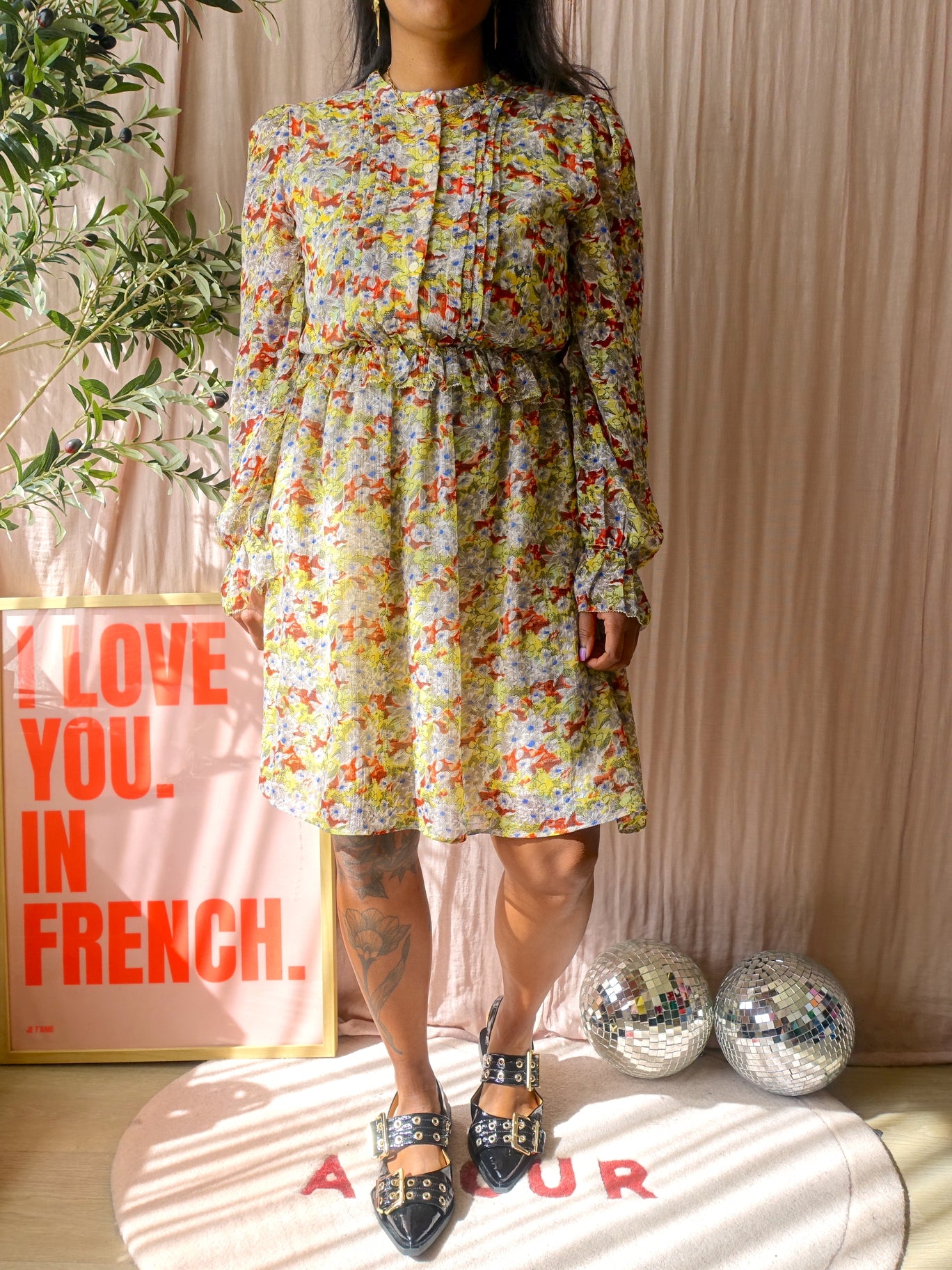 & Other Stories the happy floral jurk