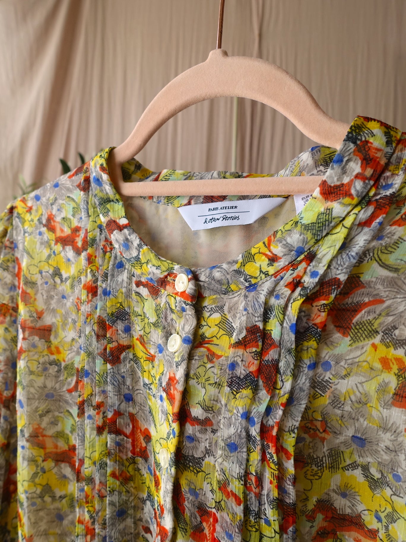 & Other Stories the happy floral jurk