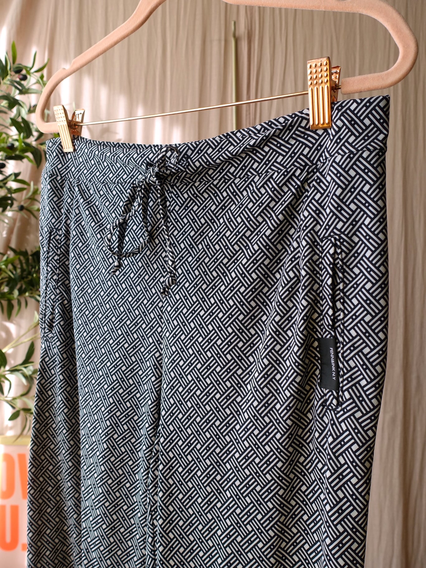 Penn & Ink travel quality straight pantalon