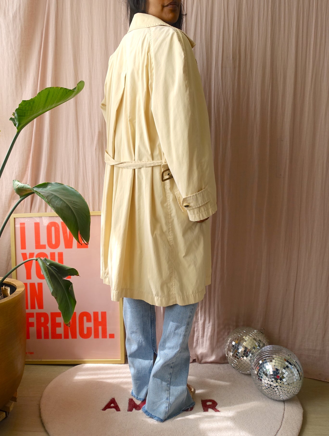 Ralph Lauren exclusive vintage trenchcoat buttermilk
