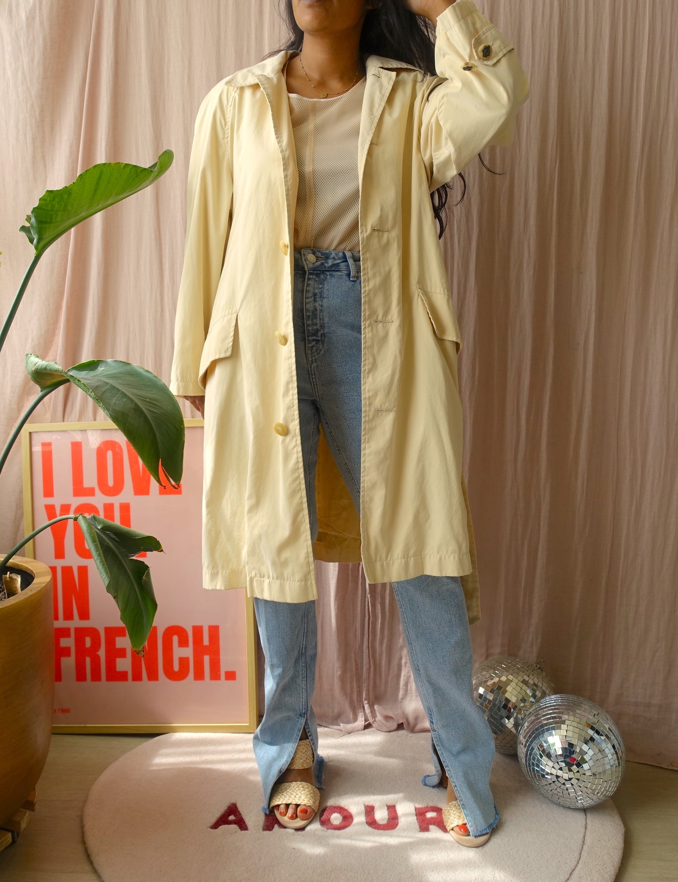 Ralph Lauren exclusive vintage trenchcoat buttermilk